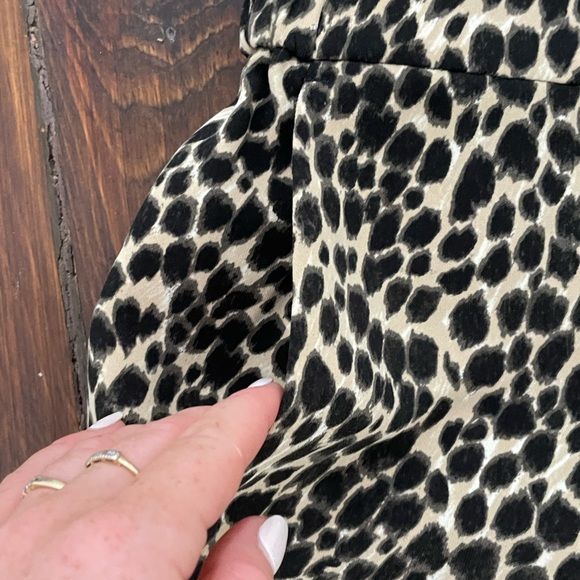 J. Crew Jamie leopard pant size 00 - Picture 8 of 10